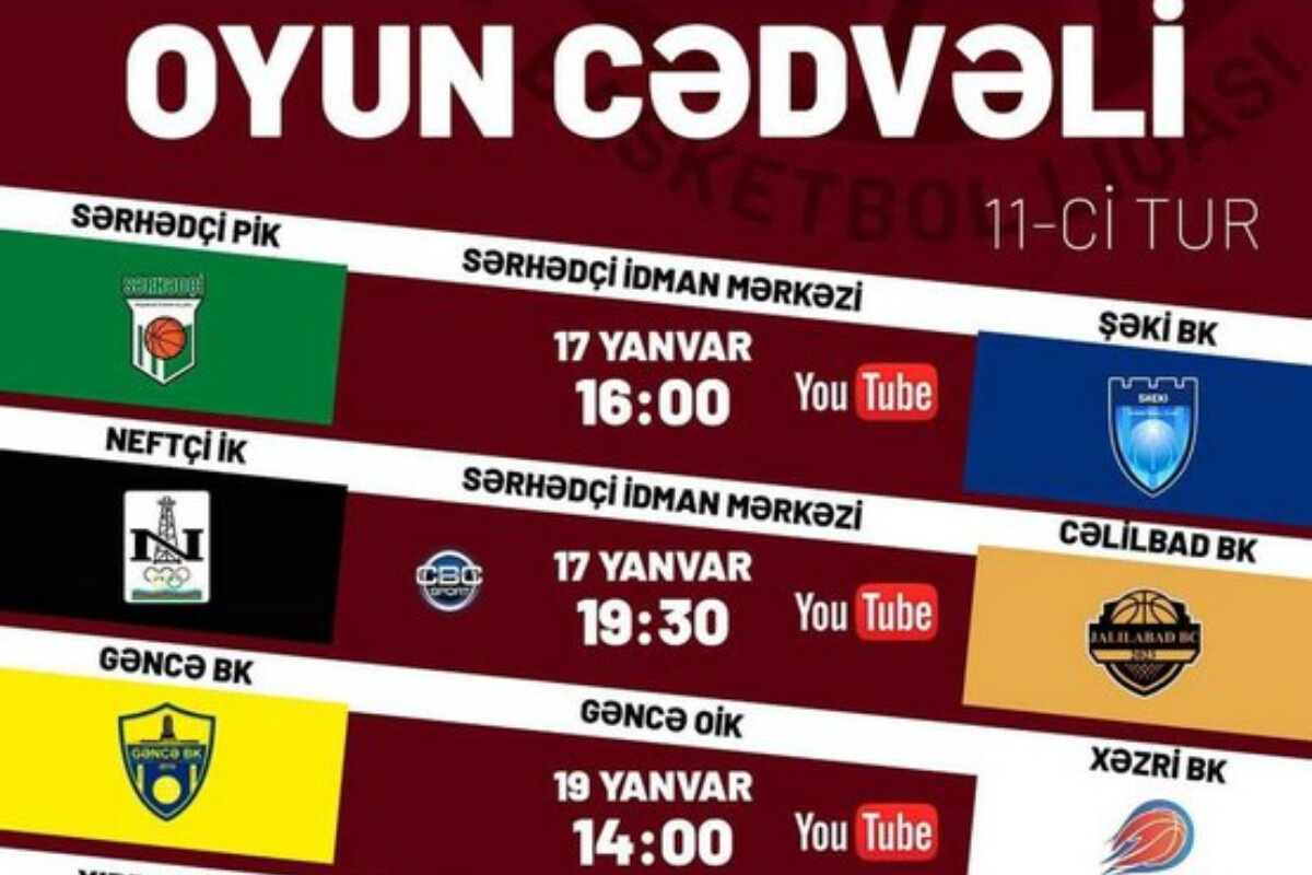 <p>Sabah ABL- da 11-ci tura start veriləcək</p>