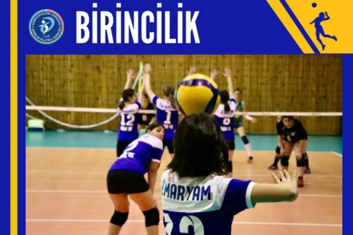 <p>16 yaşlı voleybolçu qızların birinciliyi davam edir</p>