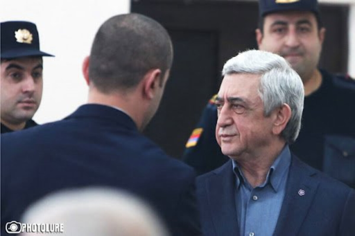 <p>Sarkisyanın məhkəməsi keçirilir</p>