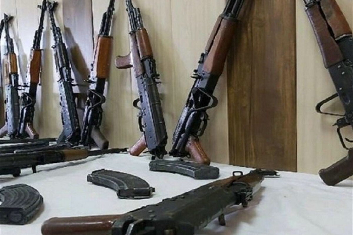 <p>Xankəndidə silah və sursatlar tapıldı</p>