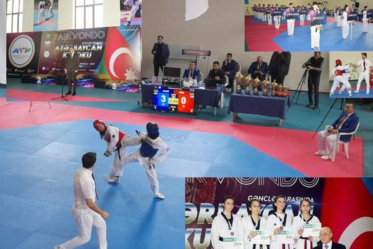 <p>Taekvondo üzrə ölkə kubokunun açılış mərasimi - Masallıda</p>