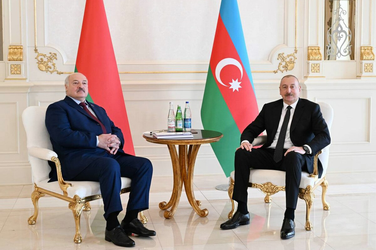 <p>One-on-one meeting between Azerbaijani and Belarusian Presidents started</p> 
