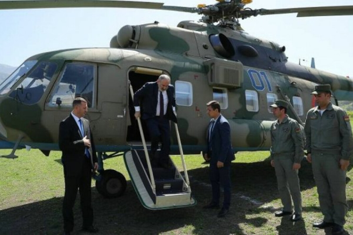 <p>Paşinyanın helikopteri təcili eniş etdi</p>
