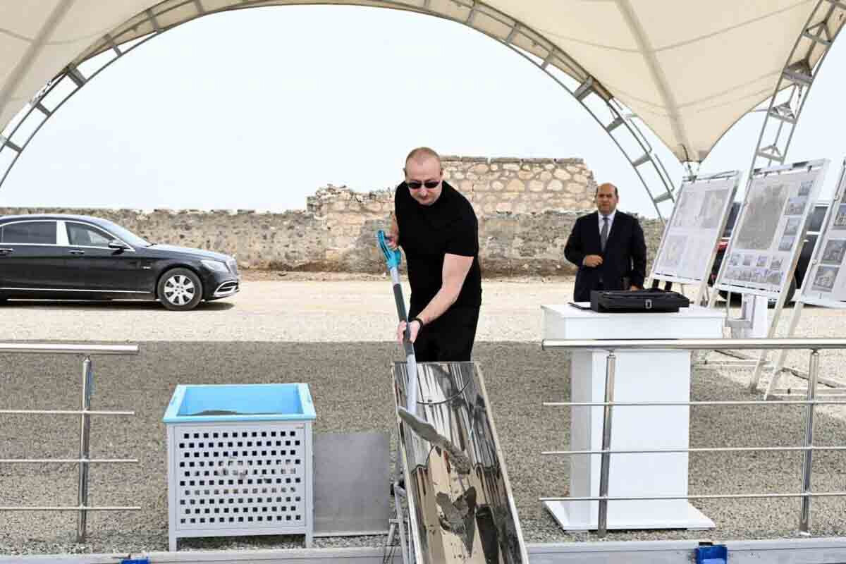 <p>Şotlanlı kəndinin təməli qoyuldu</p>