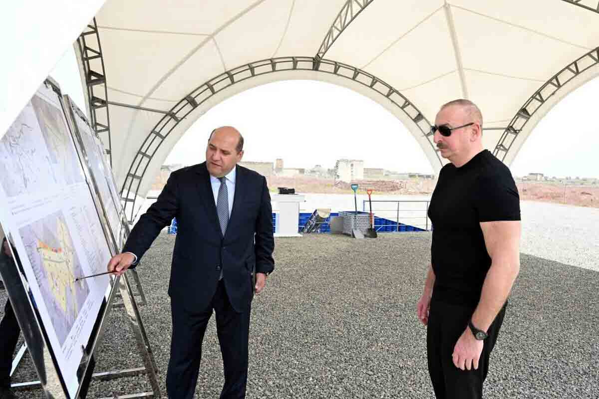 <p>Ağdam rayonunun Tağıbəyli kəndinin təməli qoyulub</p>