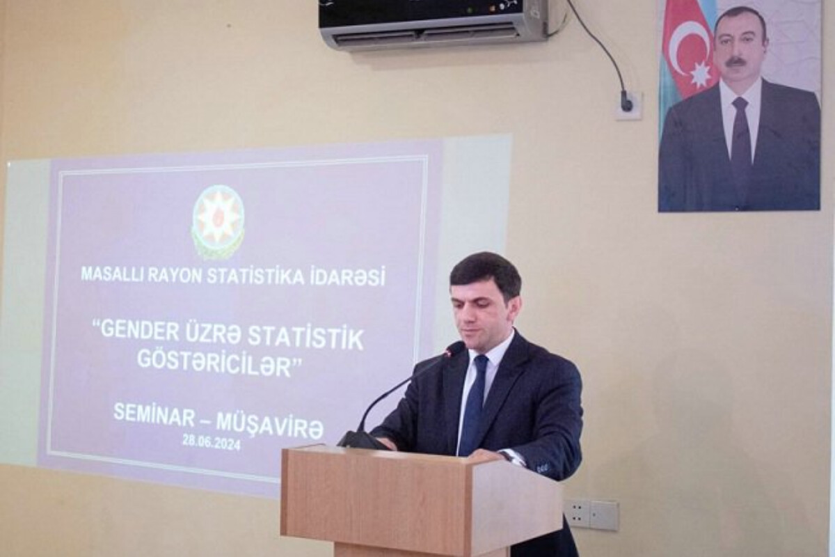 <p>“Gender üzrə statistik göstəricilər” – Masallıda seminar-müşavirə</p>