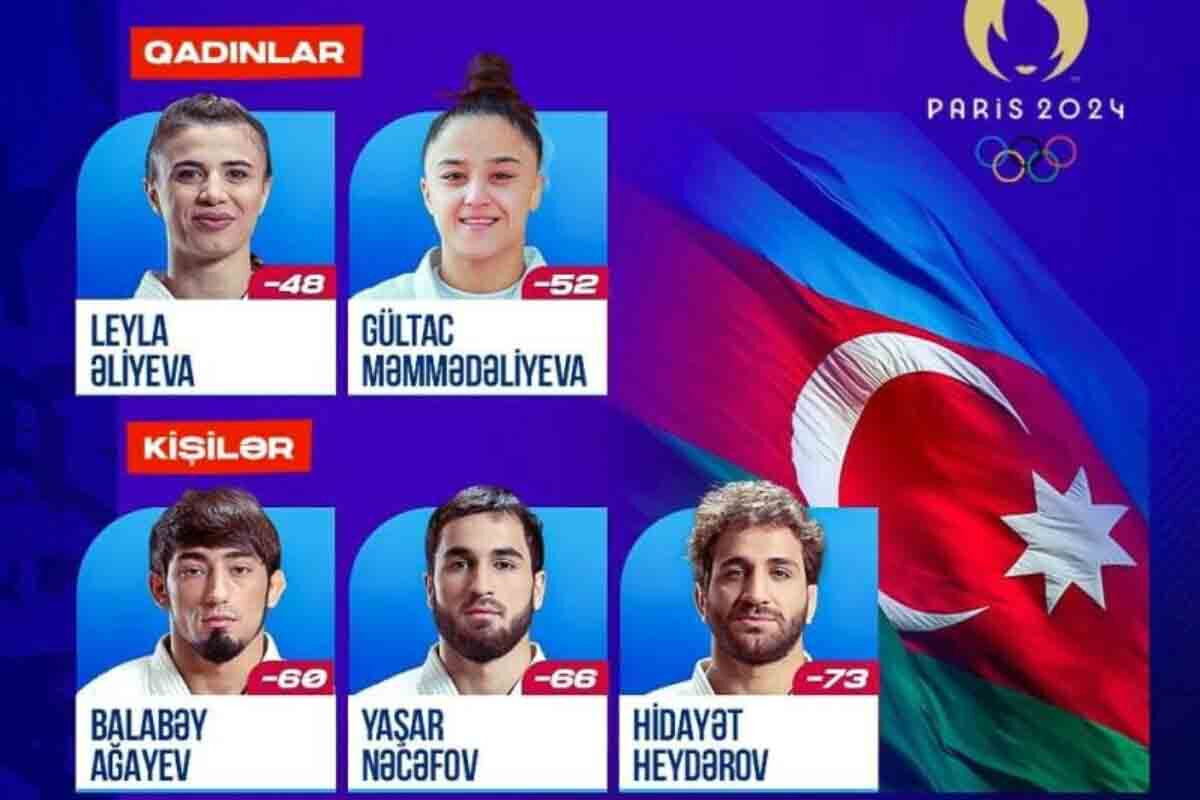 Azərbaycan cüdoçularının Olimpiada-2024-dəki ilk rəqibləri bəlli olub
