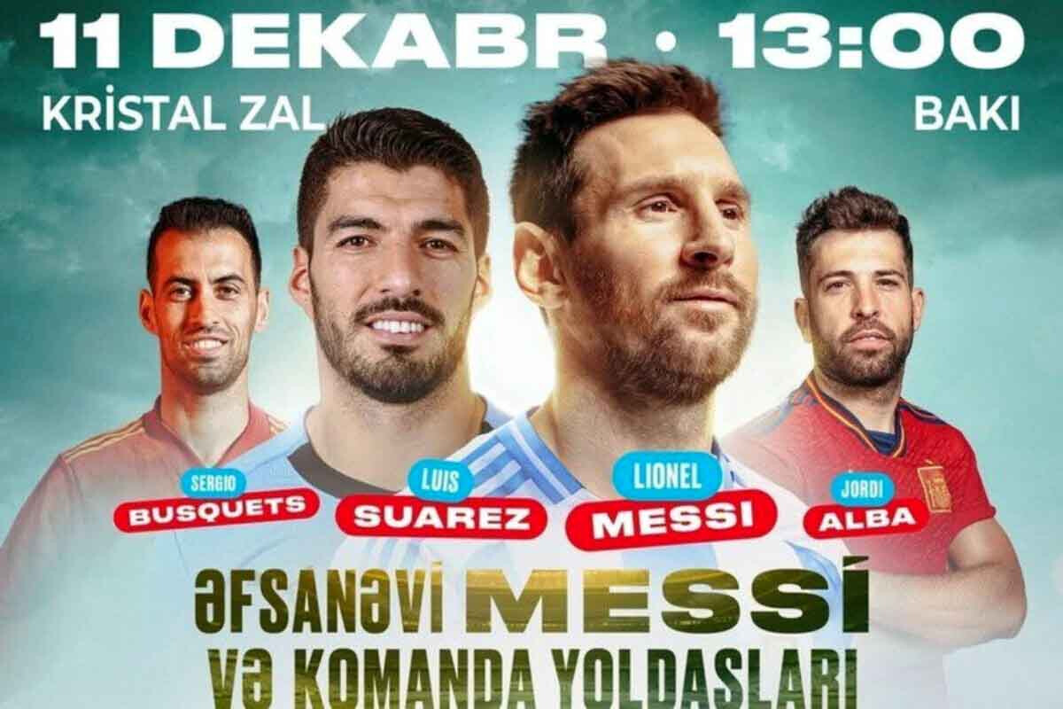 <p>Əfsanəvi Messi komanda yoldaşları ilə birlikdə Bakıya səfər edəcək</p>
