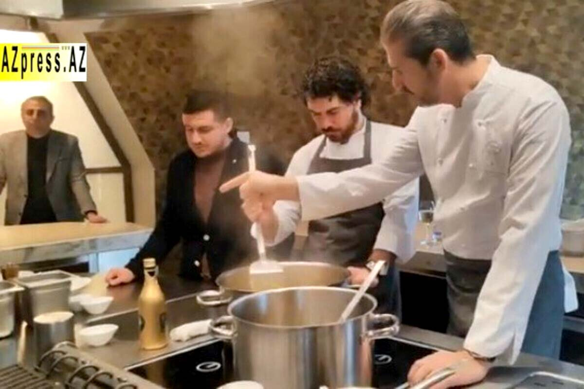 <p>Mişelin ulduzlu aşpaz hazırladığı rizottonı təqdim edib +VİDEO</p>