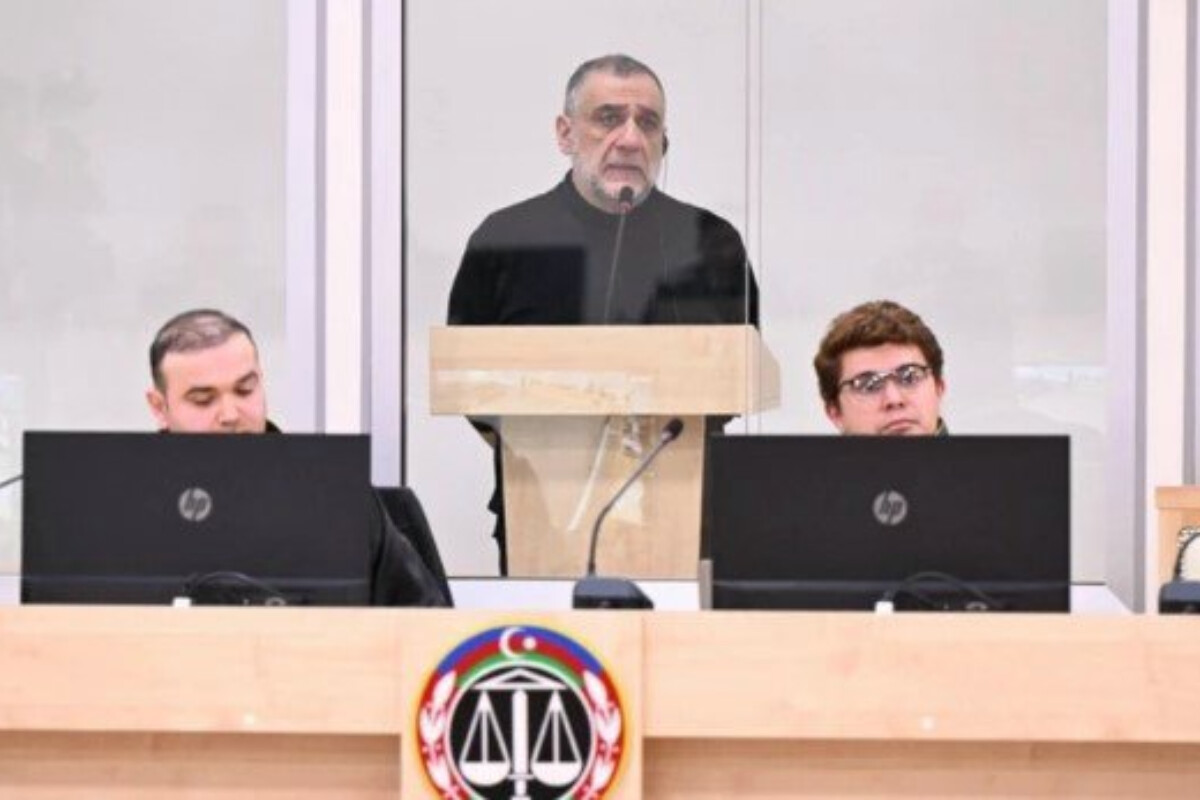 <p>Hərbi cinayətlərdə təqsirləndirilən Ruben Vardanyanın məhkəməsi davam edir</p>