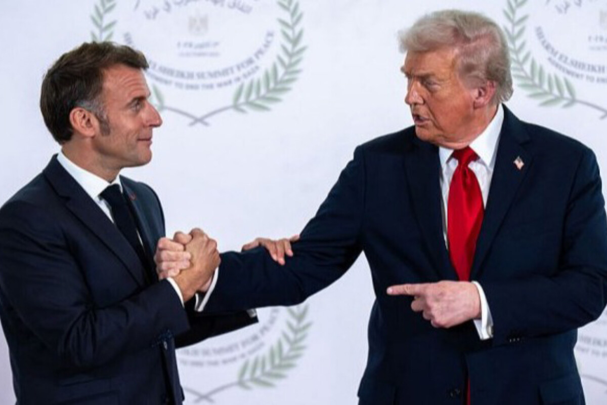 <p>Tramp Makronun dəvətini rədd etdi</p> 