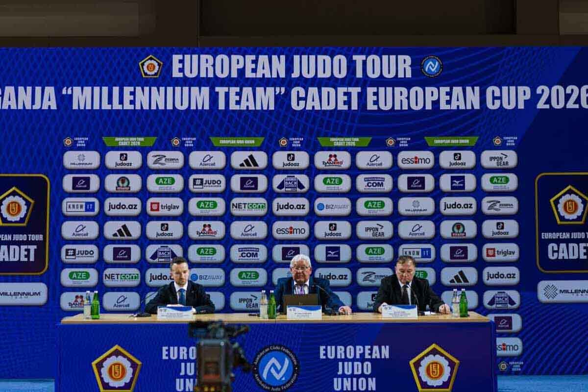 <p>Gəncədə cüdo üzrə Avropa Kubokunun püşkatması keçirilib</p>