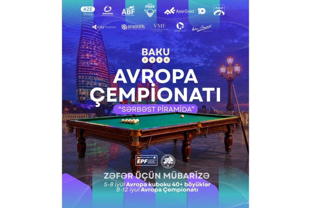 <p>Bakıda Bilyard üzrə Avropa Kuboku və Çempionatı keçiriləcək</p>