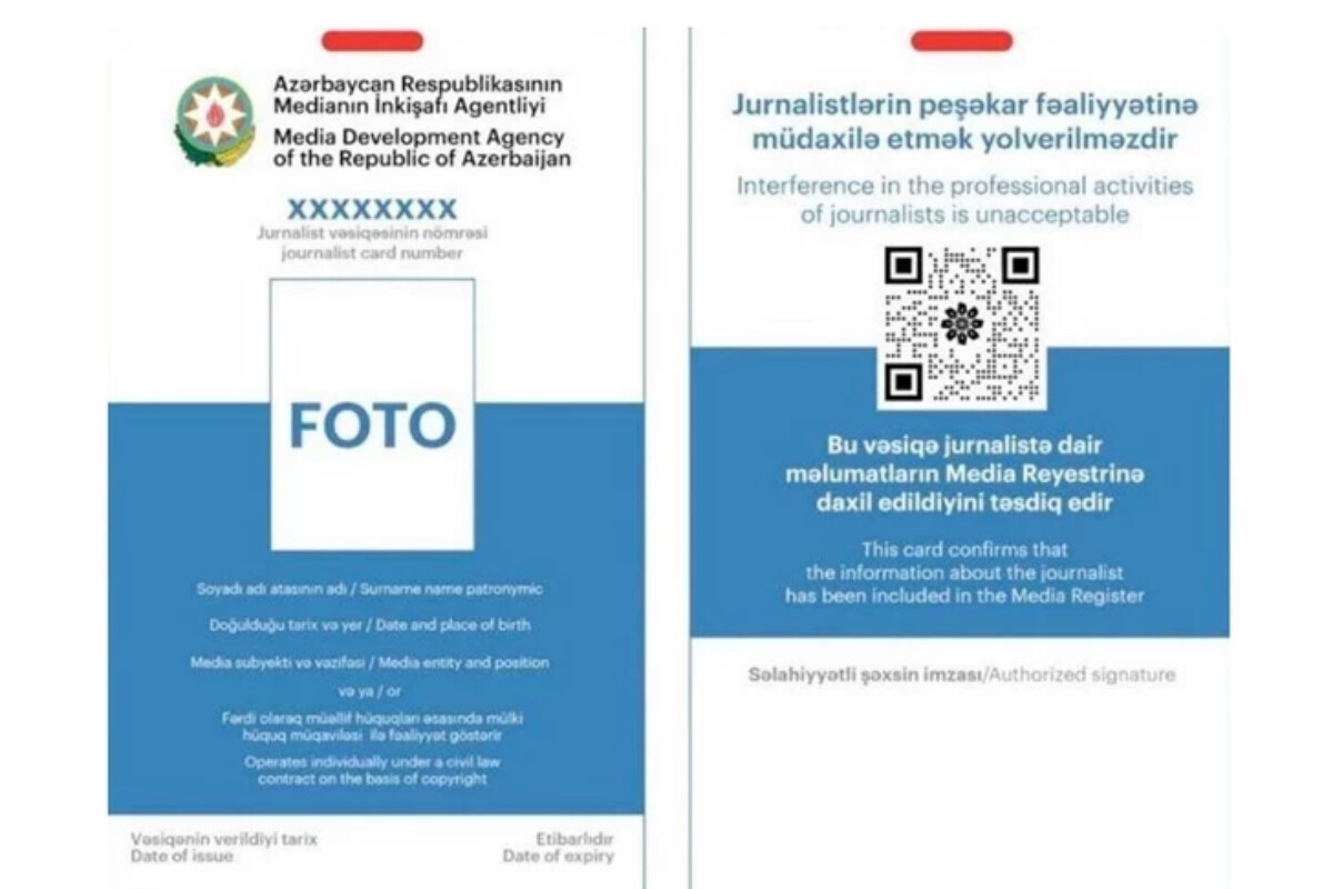 <p>Milli Məclis jurnalist vəsiqəsinin verilməsi üçün&nbsp;rüsumun ləğvini birinci oxunuşda təsdiqlədi</p>
