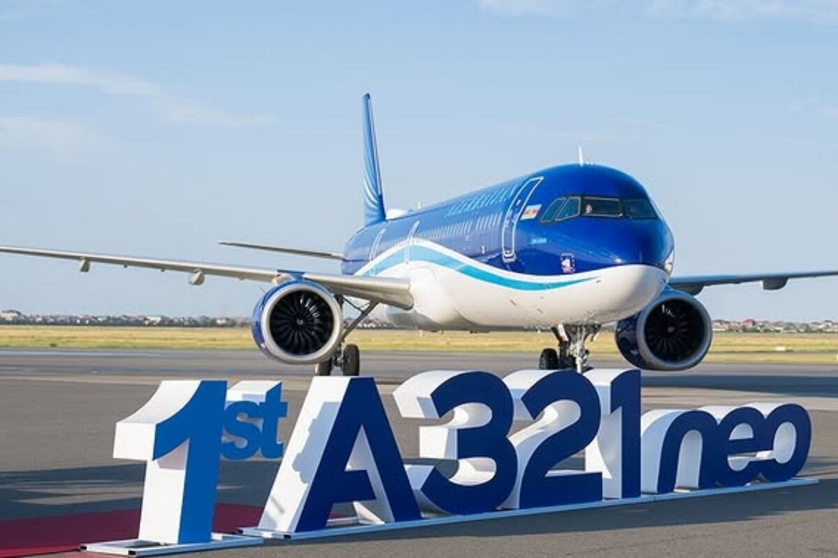 <p>Azərbaycan Hava Yolları ilk Airbus A321neo təyyarəsini qəbul etdi</p> 