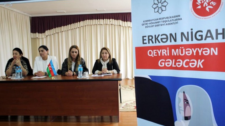 <p>“Erkən nigah qeyri-müəyyən gələcək” gənclərin sosial-psixoloji maarifləndirilməsi layihəsi Xaçmaz rayonunda</p>