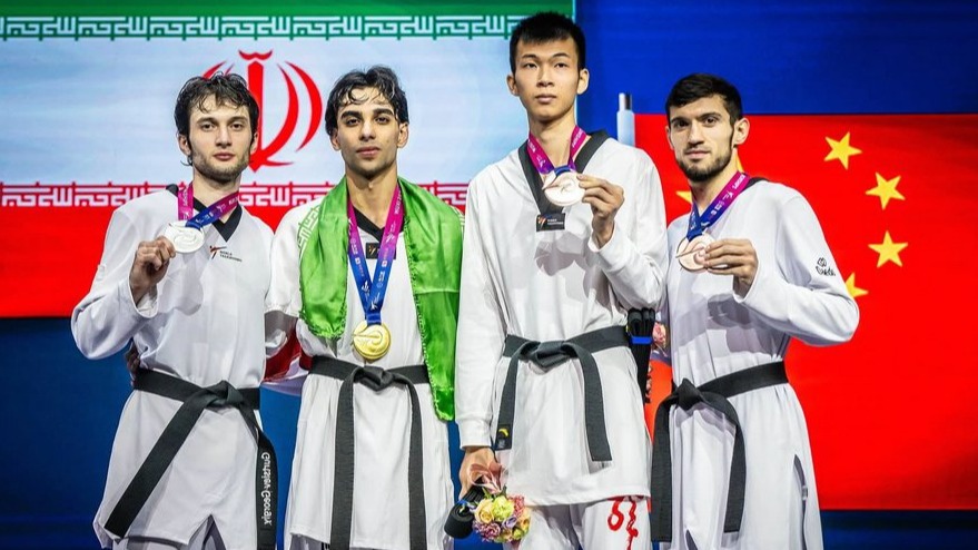 <p>Taekvondoçumuz Qaşım Maqomedov dünya üçüncüsü olub</p>