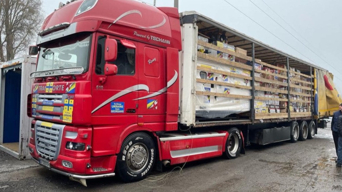 <p>Gürcülər Ukraynaya generatorlar göndərirlər</p>