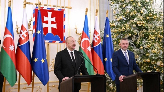 <p><strong>İlham Əliyevin Slovakiya səfərinin strateji mesajları</strong></p> 