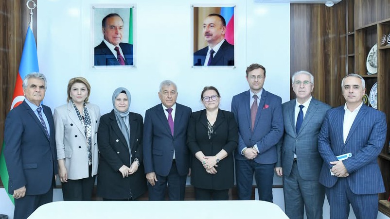 <p>BMU-da tədrisə cəlb olunan türkiyəli alimlərlə görüş</p>