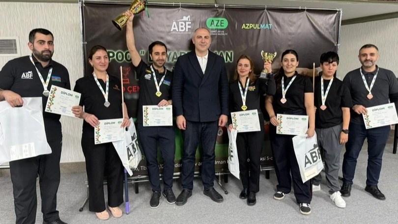 <p>Bilyard üzrə Azərbaycan çempionatına yekun vurulub</p>
