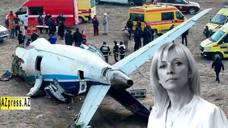 <p>Zaxarova AZAL təyyarə qəzasını Rusiya və Azərbaycan&nbsp;üçün ortaq bir faciə adlandırıb</p>