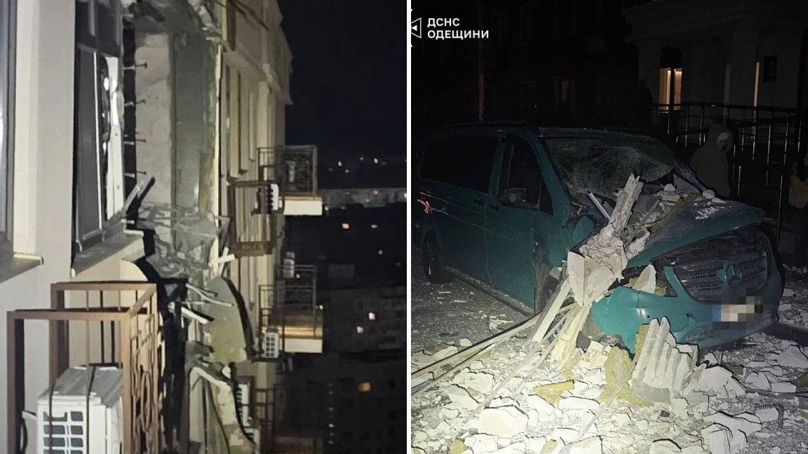 <p>Rusiya dronları Odessada yaşayış binasını və&nbsp;enerji obyektlərini məhv edib</p>