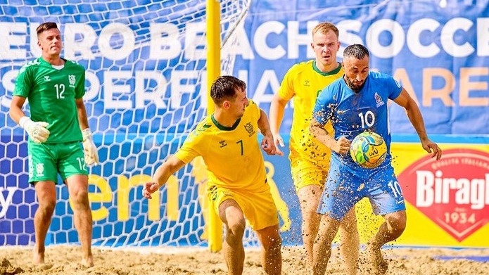 <p>Azərbaycan çimərlik futbolu üzrə komandası Avropa çempionatında çıxış edəcək</p>