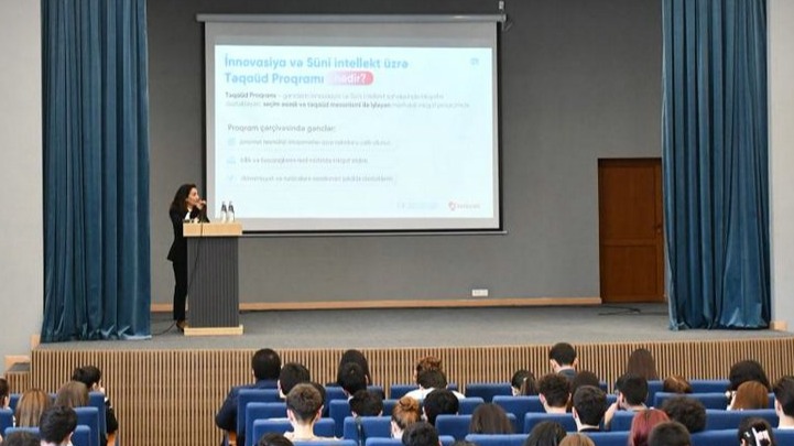 <p>&ldquo;İnnovasiya və Süni İntellekt&rdquo; üzrə&nbsp;Təqaüd Proqramı çərçivəsində Qarabağ Universitetində ilk infosessiya baş tutub +FOTO=6</p>