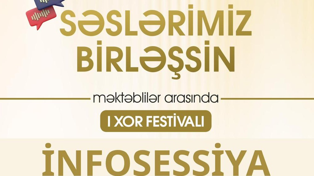 <p>&ldquo;Səslərimiz Birləşsin&rdquo; məktəblilərin&nbsp;I Xor Festivalı keçiriləcək</p>