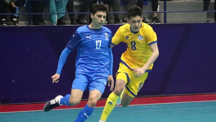 <p>Azərbaycan futzal komandası Qazaxıstan komandasına məğlub olub</p>