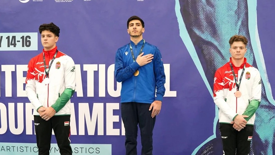 <p>Azərbaycan gimnastları AGF Trophy turnirində beş medal qazanıblar</p>