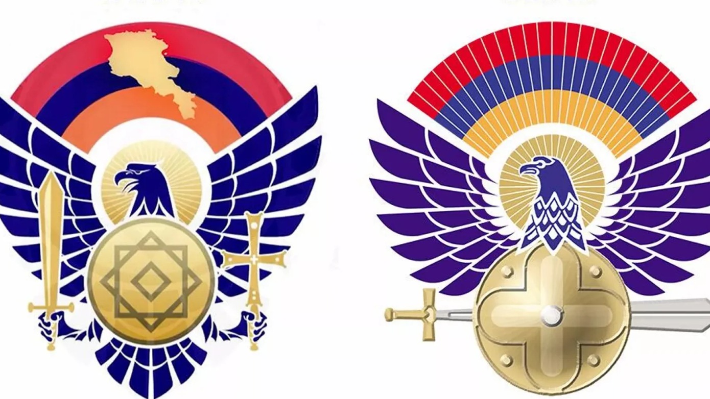 <p>Ermənistan Müdafiə Nazirliyi gerbinə ölkənin&nbsp;yeni xəritəsini əlavə edib</p> 