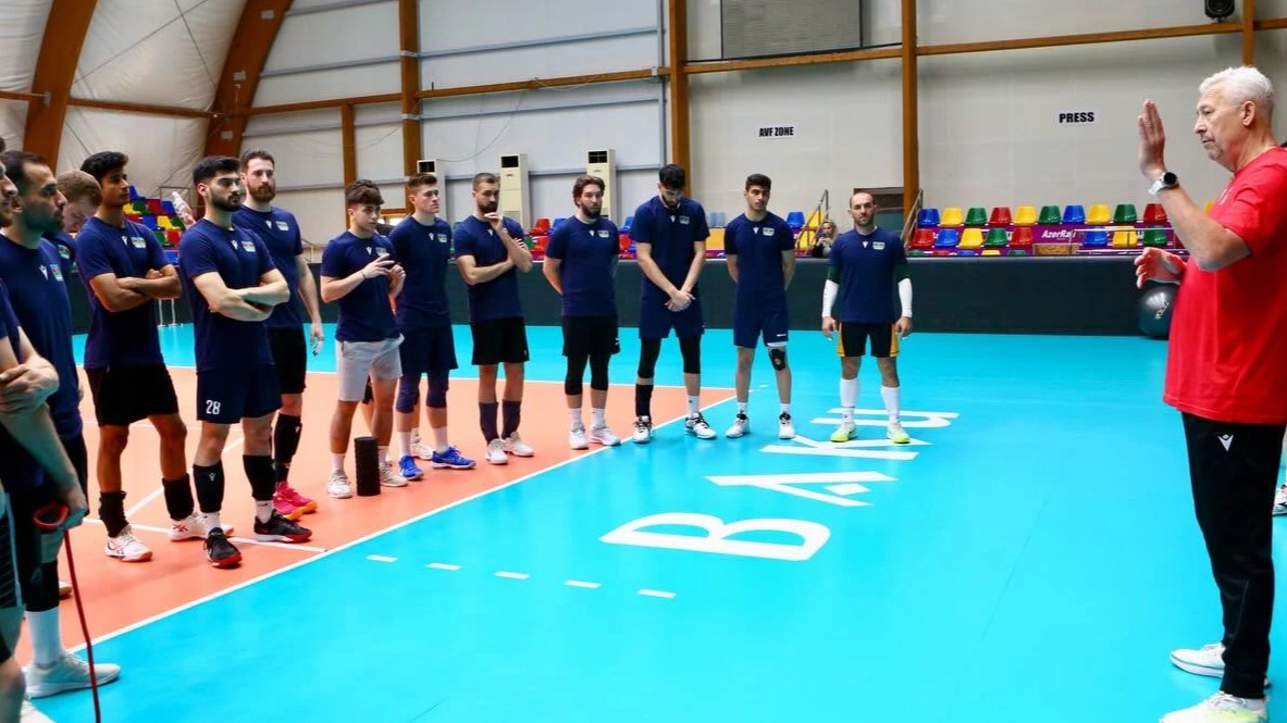 <p>Kişi voleybol millimiz Belarus TMT-ni başa vurub</p>