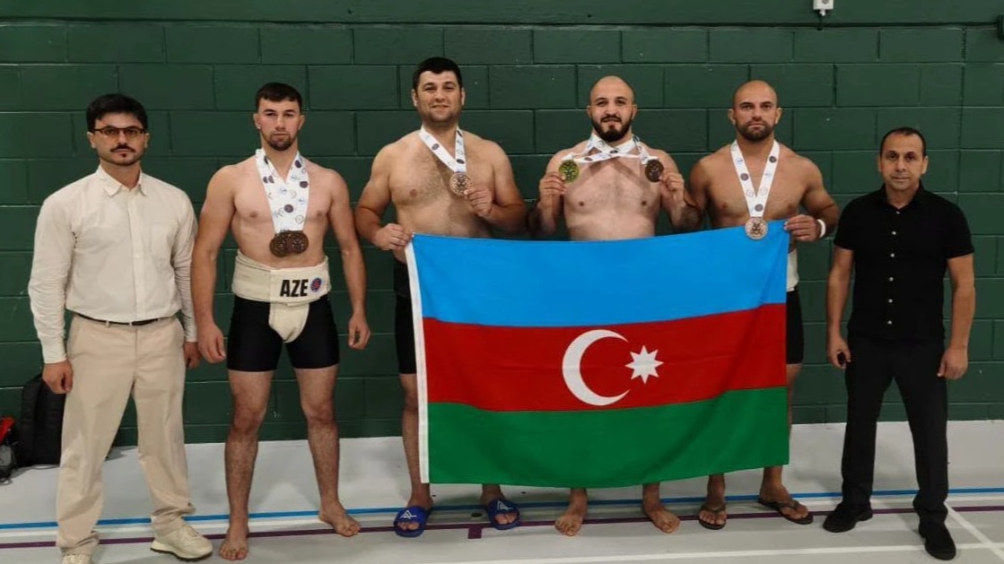 <p>Azərbaycanlı sumo güləşçisi Avropa çempionu oldu</p>