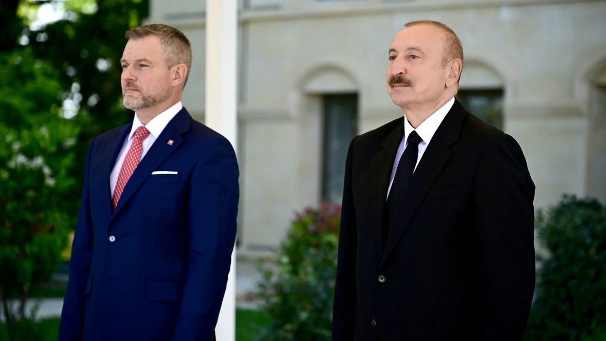 <p>Slovakiya Prezidenti Peter Pelleqrininin Şuşada&nbsp;rəsmi qarşılanma mərasimi olub +FOTO=18</p> 