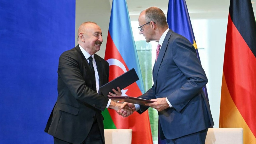 <p>Berlində Azərbaycan-Almaniya sənədləri imzalanıb</p>