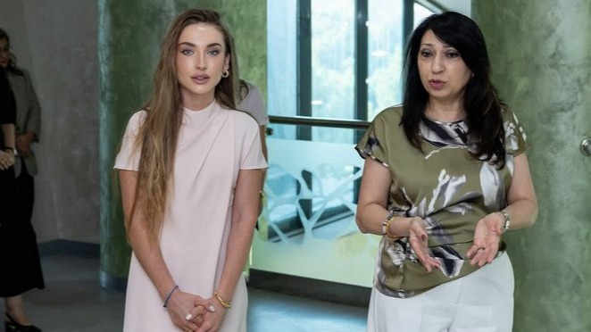 Alyona Əliyeva xüsusi qayğıya ehtiyacı olan uşaqları ziyarət etdi +FOTO=6