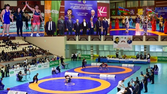 <p><em><strong>Masallıda ənənəvi güləş turnirinə yekun vurulub</strong></em></p>